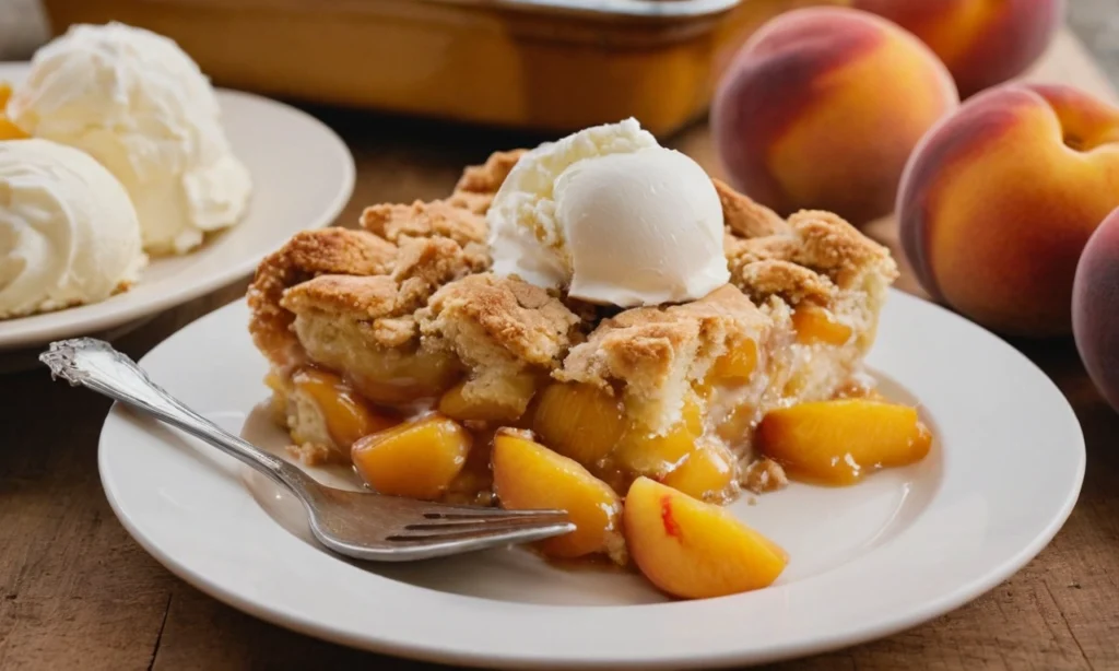 peach cobbler with cake mix