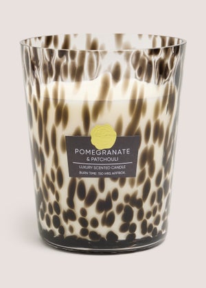 Black Confetti Pomegranate & Patchouli Large Candle