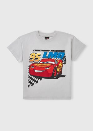 Cars Boys Grey Lightning McQueen 95 T-Shirt (1-7yrs) Cars Boys Grey Lightning McQueen 95 T-Shirt (1-7yrs)