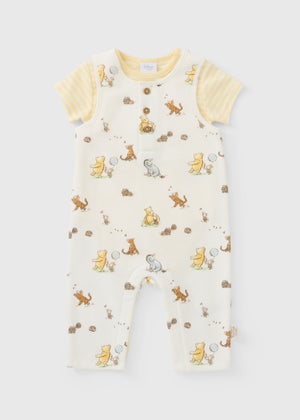 Disney Baby Cream Winnie The Pooh Top & Dungaree Set (Newborn-23mths) Disney Baby Cream Winnie The Pooh Top & Dungaree Set (Newborn-23mths)