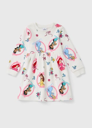Disney Princess Girls Cream Sweater Dress (3-9yrs) Disney Princess Girls Cream Sweater Dress (3-9yrs)