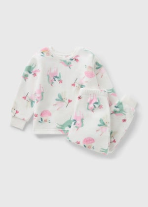Girls White Mouse Fairy Pyjama Set (1-7yrs) Girls White Mouse Fairy Pyjama Set (1-7yrs)