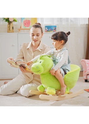 HOMCOM Kids Rocking Dinosaur Plush Toy HOMCOM Kids Rocking Dinosaur Plush Toy