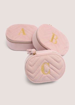 Pink Alphabet Jewellery Box