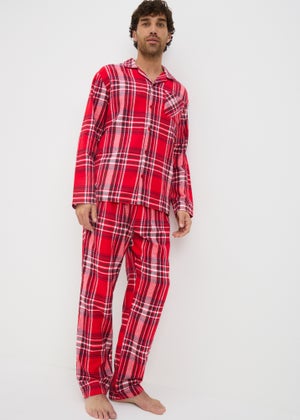 Red Check Matching Family Pyjama Set Red Check Matching Family Pyjama Set