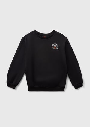 Stranger Things Kids Black Hellfire Club Sweatshirt (7-13yrs) Stranger Things Kids Black Hellfire Club Sweatshirt (7-13yrs)